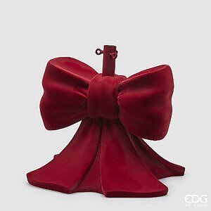 Base Pino Fiocco Velluto H.45 L.43 L.43 C4 - Burgundy - Complementi e contenitori - EDG Enzo De Gasperi - Jammy Dude