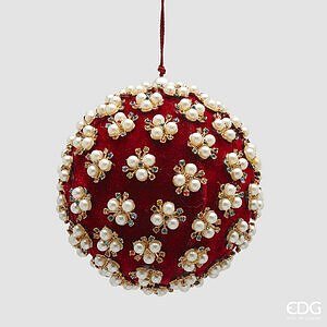 Addobbo Palla Elizabeth D.12 C5 - Red - Decorazioni per albero - EDG Enzo De Gasperi - Jammy Dude