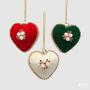 Addobbo Cuore Elizabeth 3 ass. D.6 C5 - Multicolor