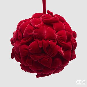 Addobbo Palla Fiocchi D.18 C6 - Red