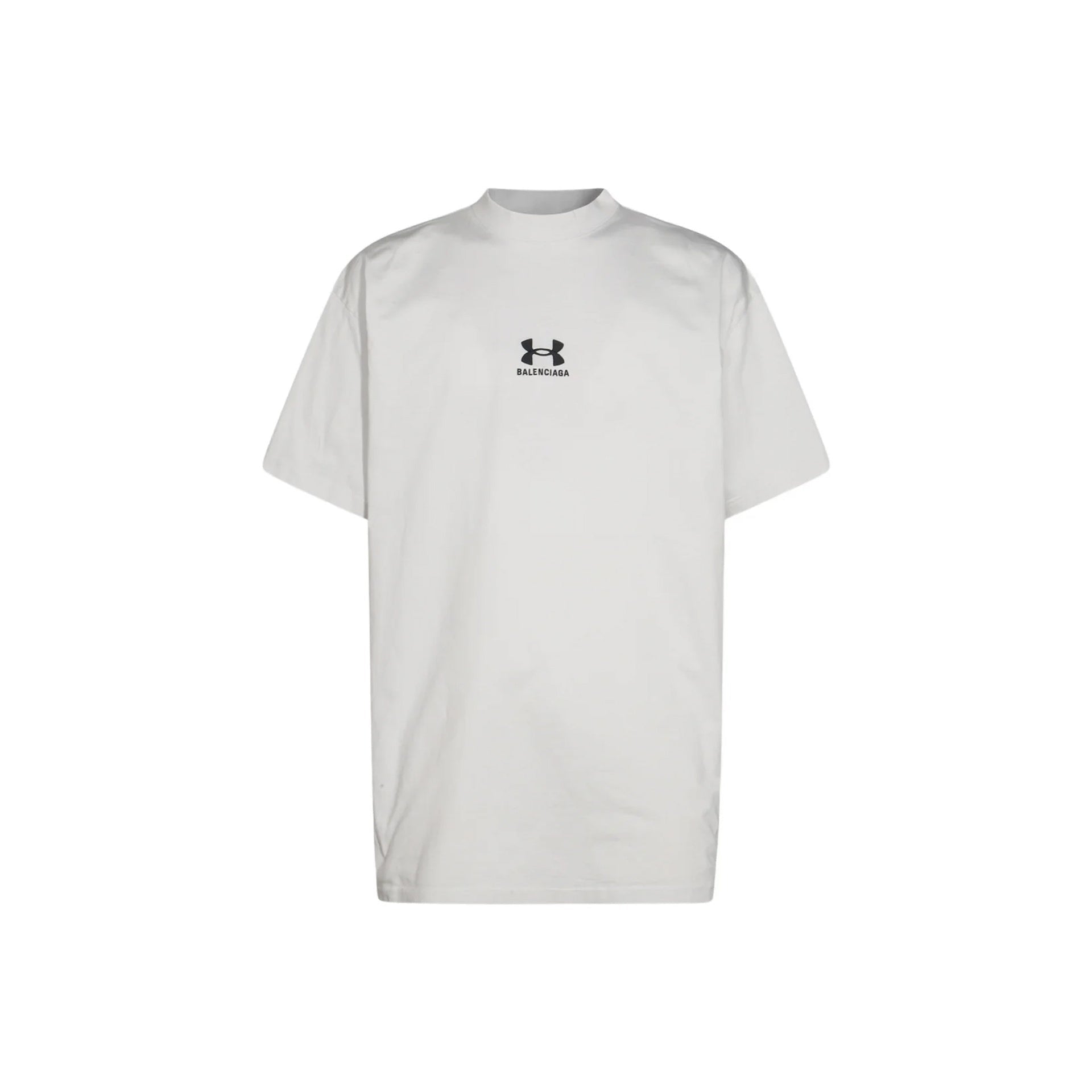 Balenciaga Chalk Cotton X Under Armour Oversize T-shirt
