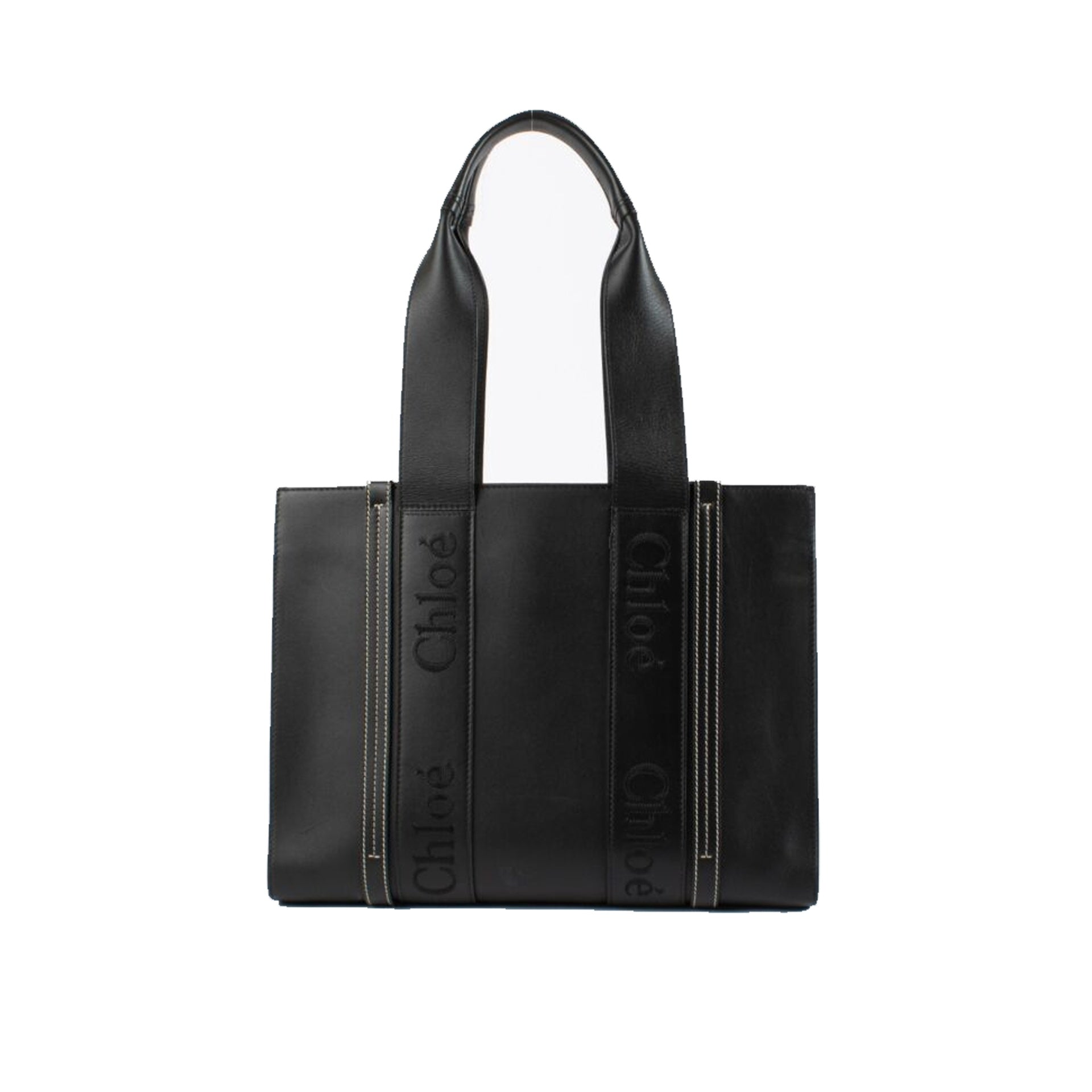 Chloe Woody Medium Leather Tote Bag - WOMEN BAGS - CHLOE' - Jammy Dude