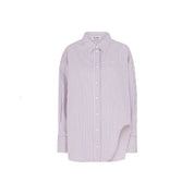 P116JD- THE ATTICO Striped Cotton Diana Shirt