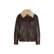 Max Mara Weekend Calata Leather Jacket - WOMEN CLOTHING - Max Mara Weekend - Jammy Dude
