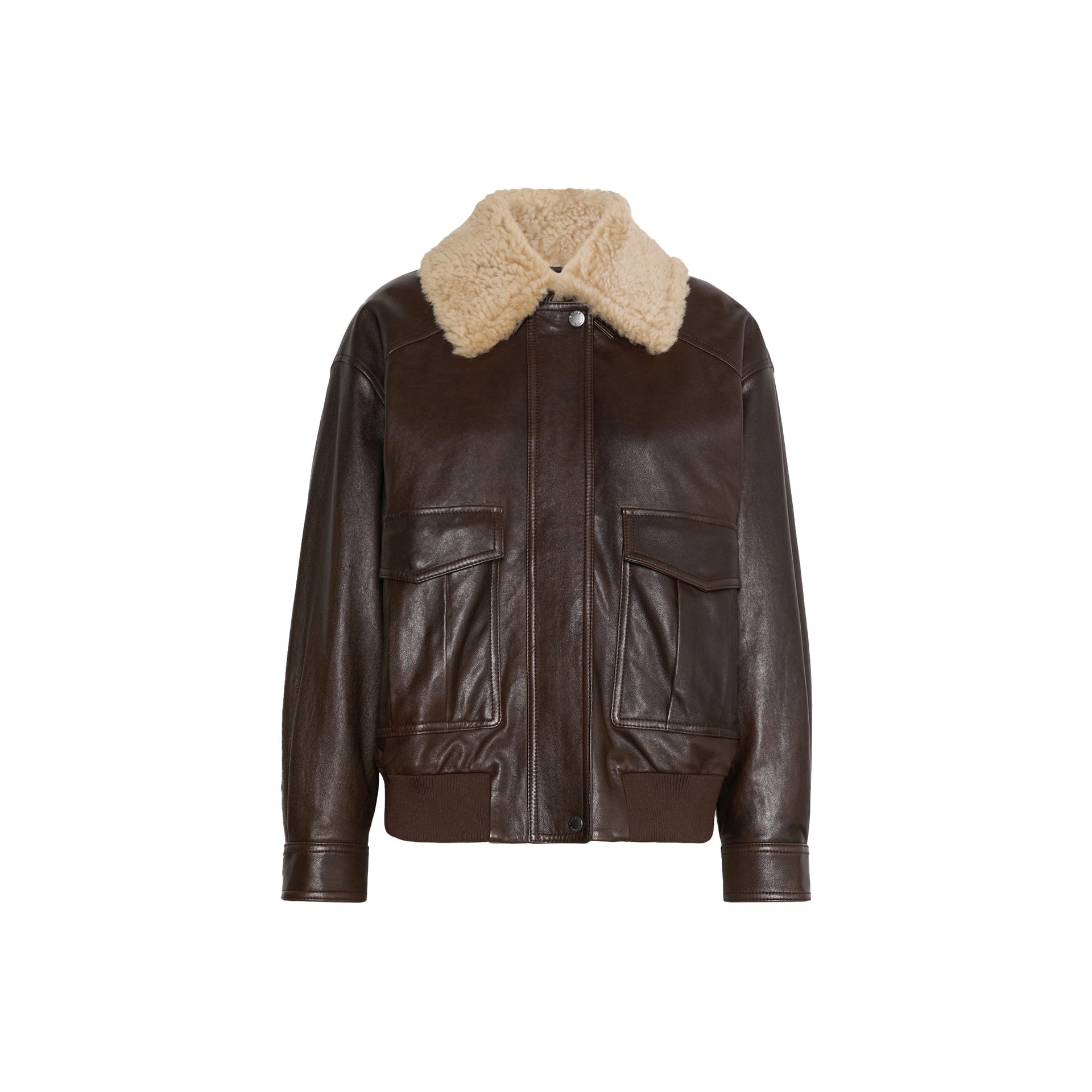 Max Mara Weekend Calata Leather Jacket - WOMEN CLOTHING - Max Mara Weekend - Jammy Dude
