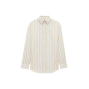 P116JD- Saint Laurent Striped Cassandre Shirt