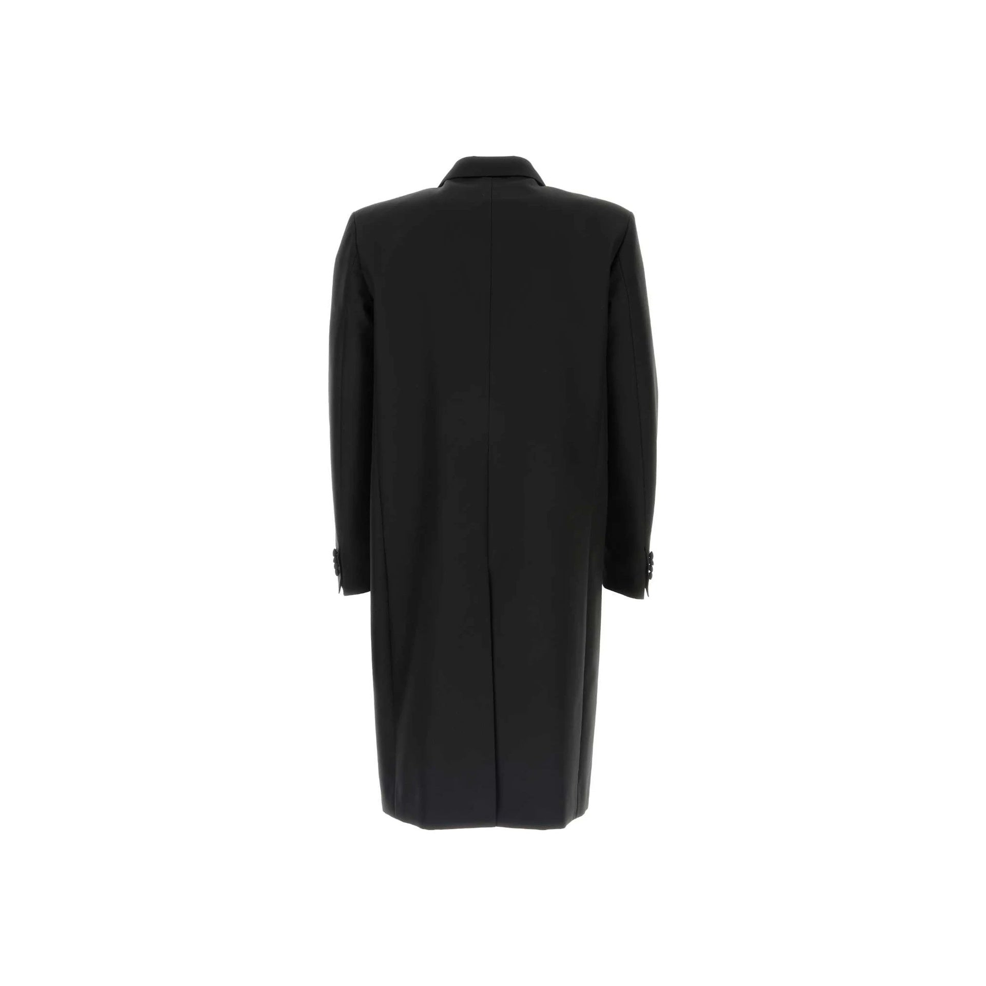 Valentino Black Tech Nylon Coat