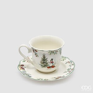 Tazza Pino Innevato DA Te' CF 6PZ H.7 D.9 C6 - Green Mix