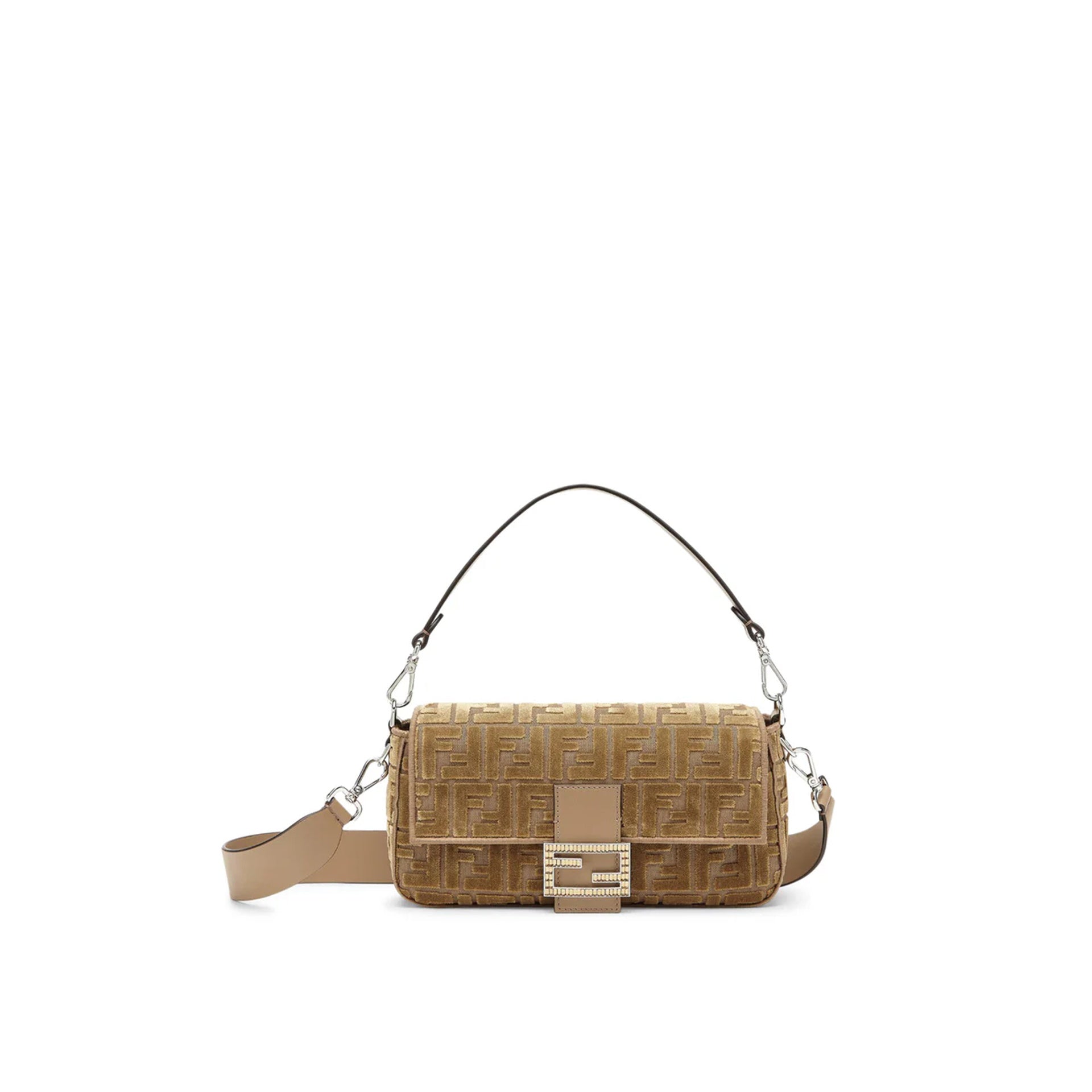 Fendi Baguette Velvet Jacquard FF Motif - WOMEN BAGS - Fendi - Jammy Dude