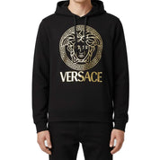 Versace Gold Medusa Logo Hoodie - MEN CLOTHING - VERSACE - T.Luxy