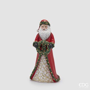 Decoro Babbo Corona H.39 L.20 L.16 C5 - Green Red