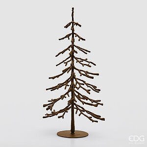Decoro Abete Stile H.60 D.31 C5 - Dark Brown