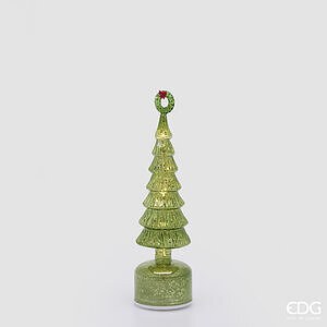 Decoro Pino Twist Microled H.32 D.9 Mov. +led C6 - Green