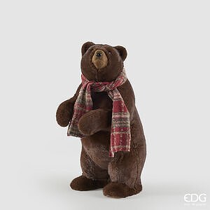 Decoro Orso IN Piedi H.60 L.35 L.28 C6 - Brown