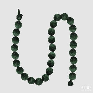 Festone Palle Brillanti X28 L.180 D.6 C6 - Dark Green