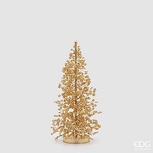 Decoro Pino Perline H.40 D.20 C6 - Gold