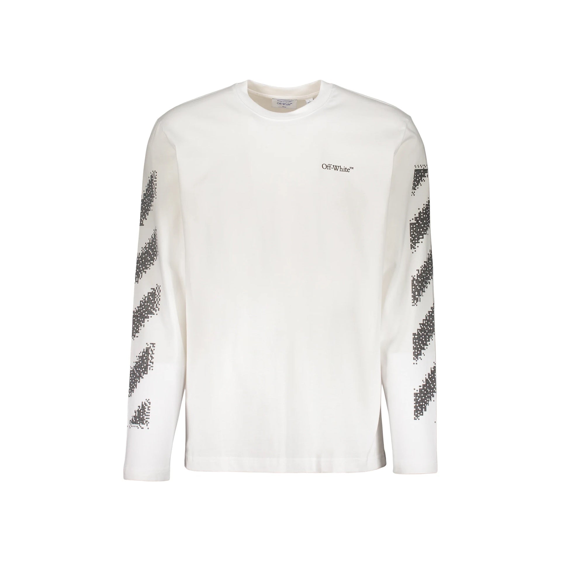 Off-White Long Sleeve T-shirt With Decorations