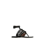 ALAÏA Rivet Flat Sandals