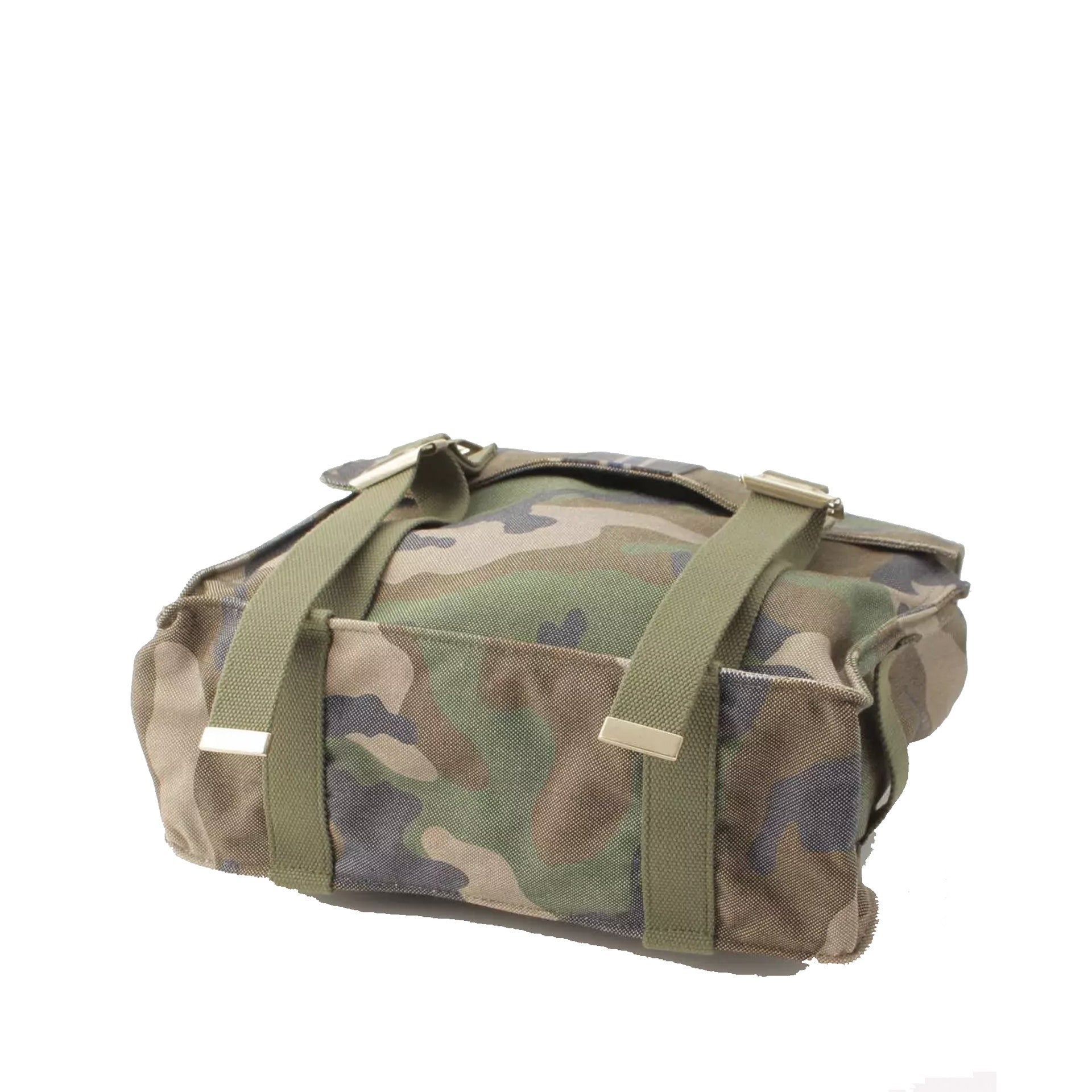 Valentino Military Canvas Backpack