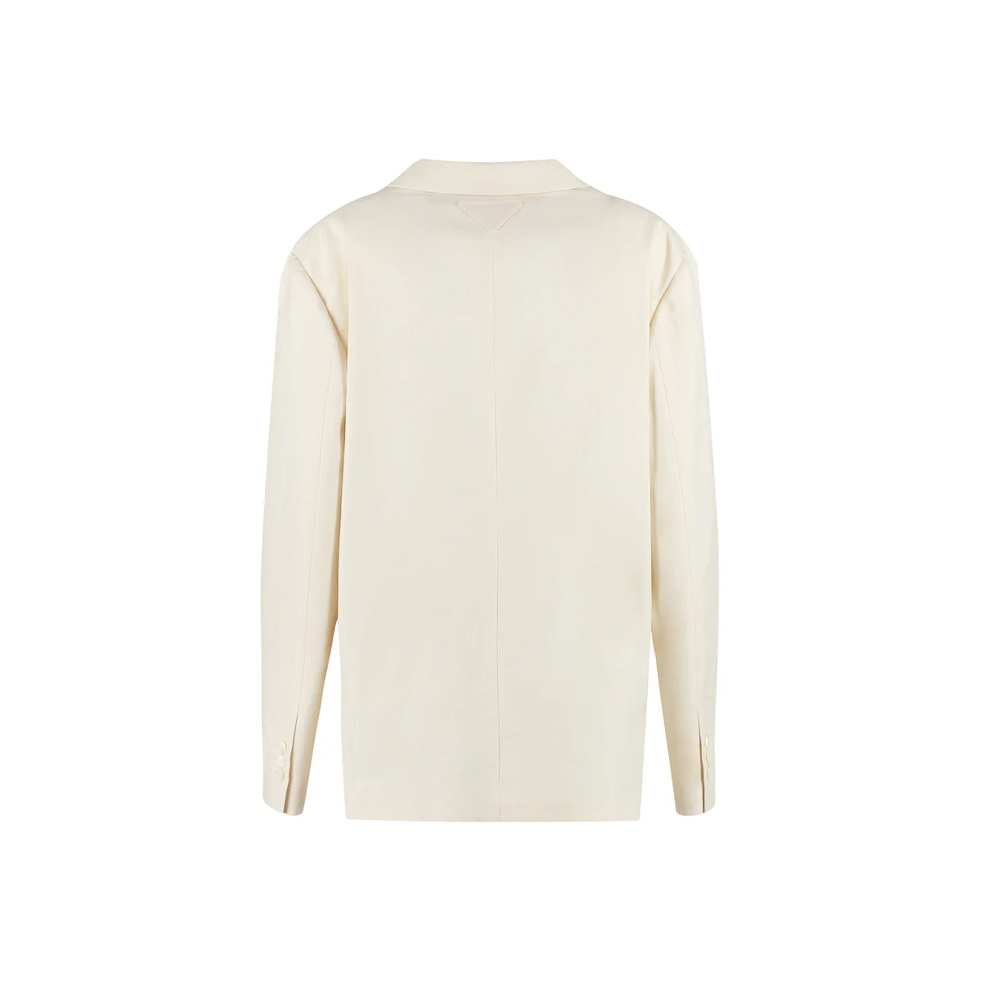 Cotton double-breasted blazer
