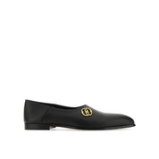 Bally Emblem Leather Balllerina Shoes