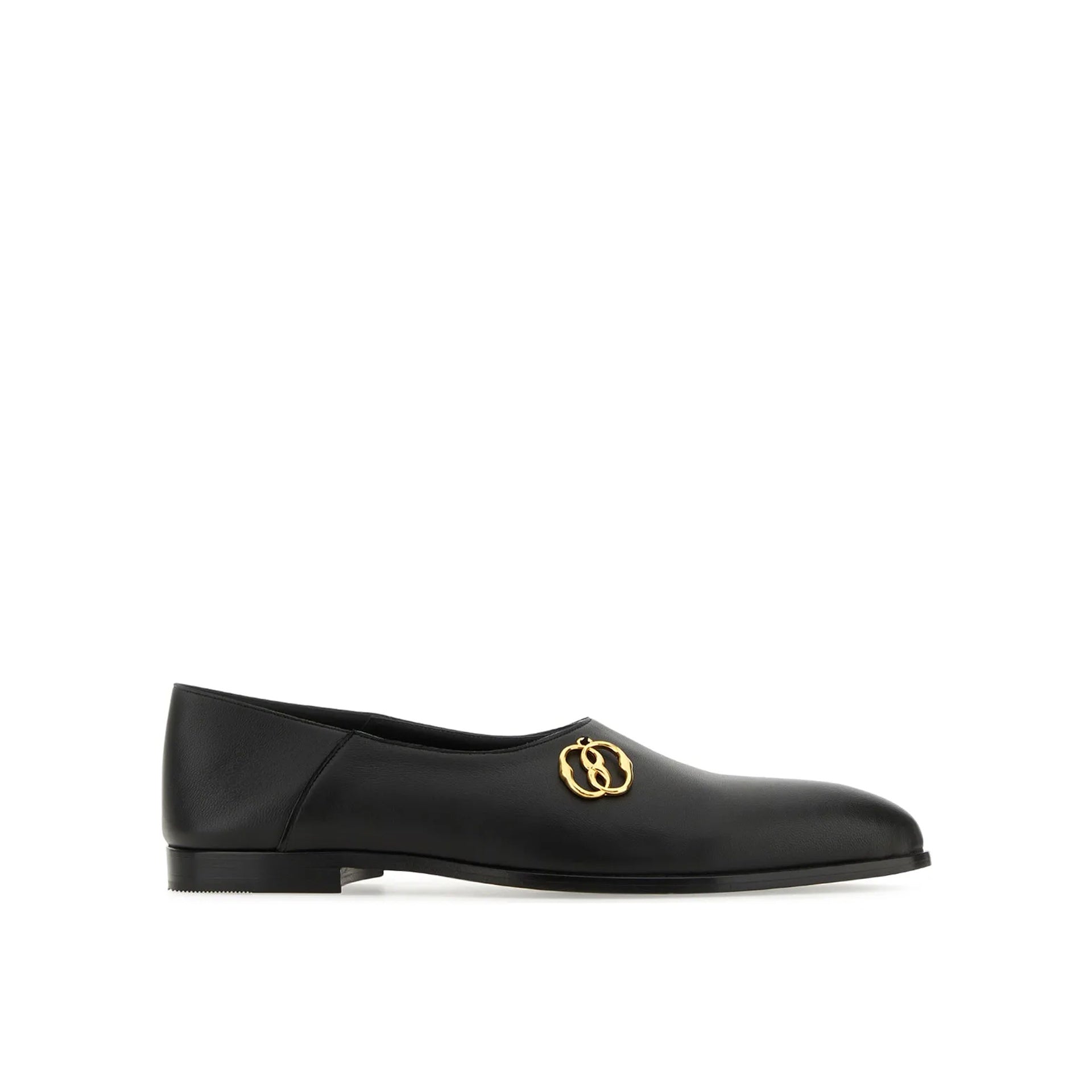 Bally Emblem Leather Balllerina Shoes