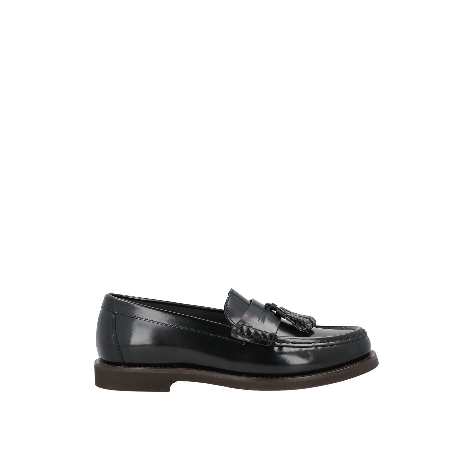 Brunello Cucinelli Leather Penny Loafer - WOMEN SHOES - Brunello Cucinelli - Jammy Dude