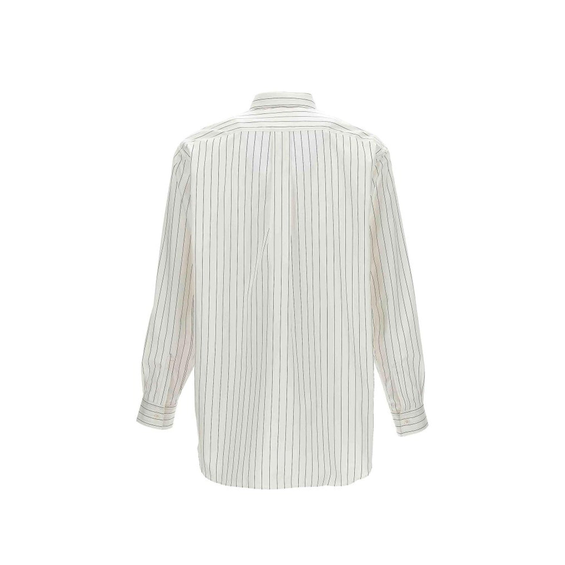 Comme Des Garçons Striped Poplin Shirt