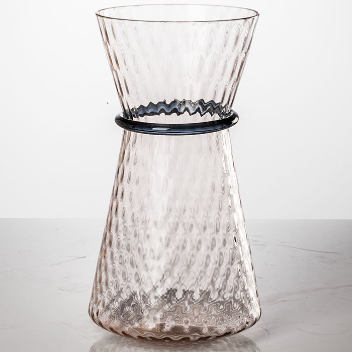 706.66 VASO TIARA ROSATO DECORO UVA H. 46 CM