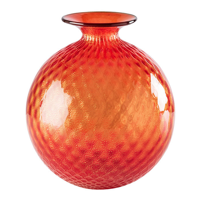 100.29 MONOFIORE BALLOTON ROSSO FOGLIA ORO FILO TALPA