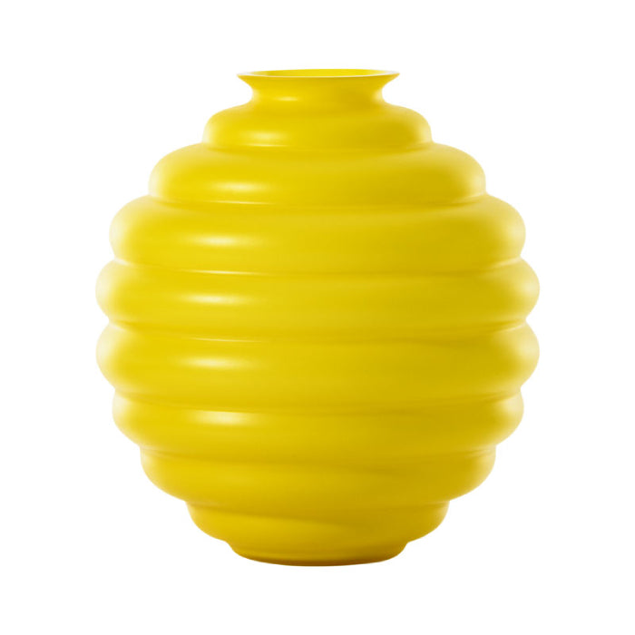 707.07 VASO DECO MEDIO SABBIATO GIALLO