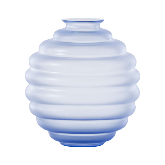 707.07 VASO DECO MEDIO TRASPARENTE SABBIATO BLUINO
