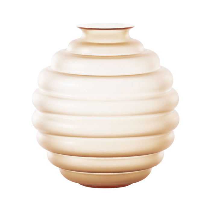 707.10 VASO DECO GRANDE TRASPARENTE SABBIATO PESCA