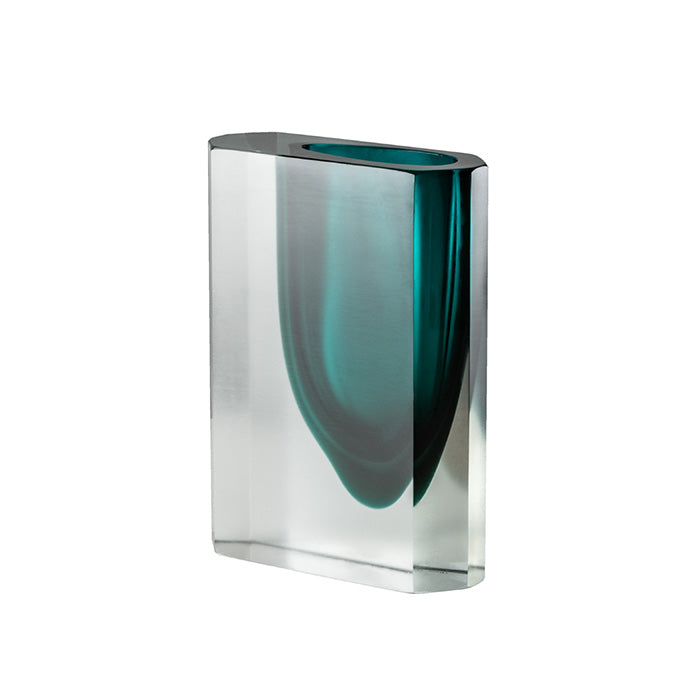 782.10 VASO OCTAGONO VERDE/ACQUAMARE