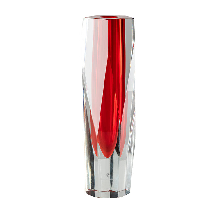 782.11 VASO PENTAGONO TALPA/ROSSO