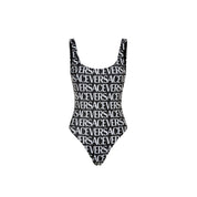 Versace All-Over Logo One-Piece Swimsuit