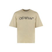 Off-White Cotton Crew-neck T-shirt