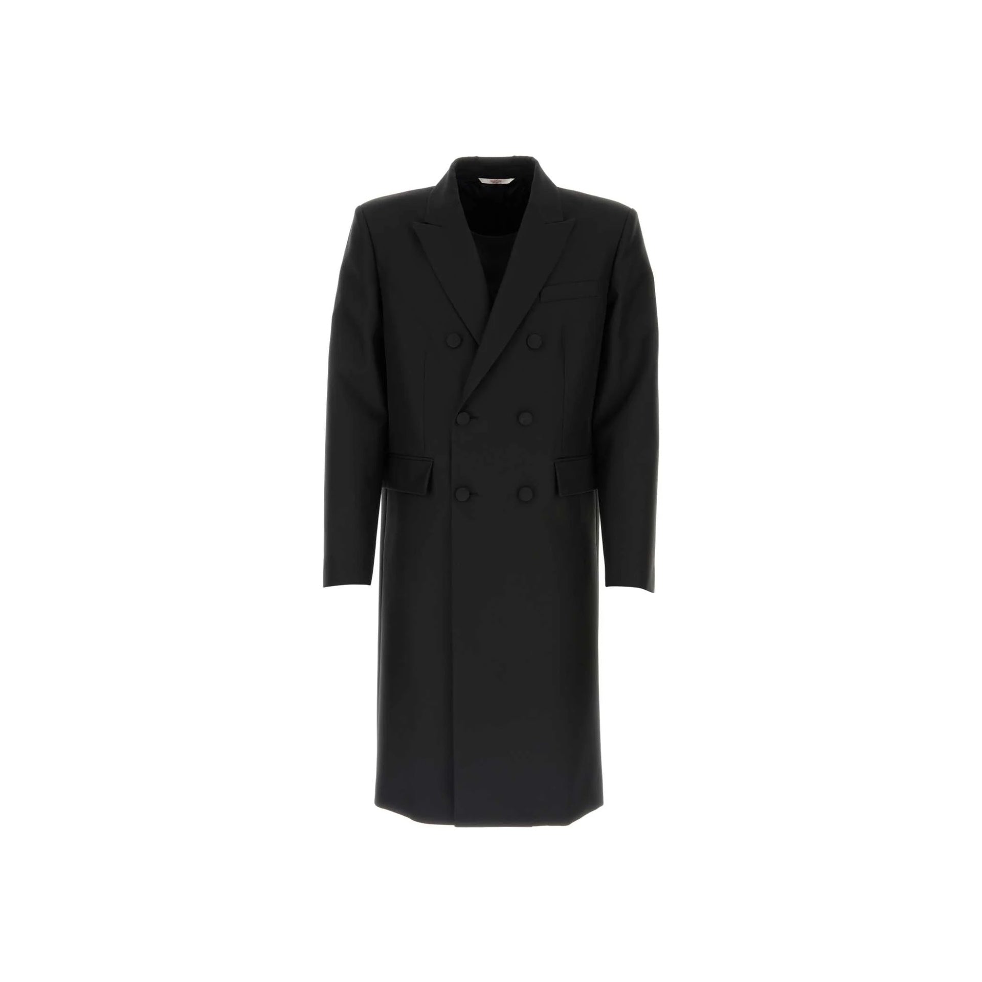 Valentino Black Tech Nylon Coat