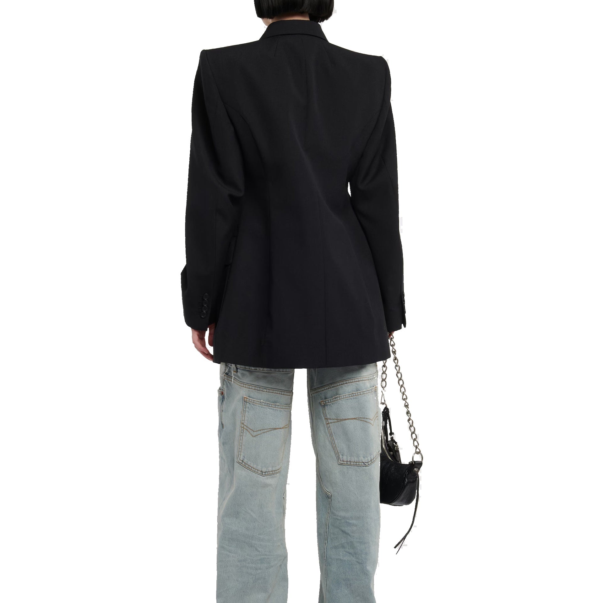 Balenciaga Hourglass Wool Jacket