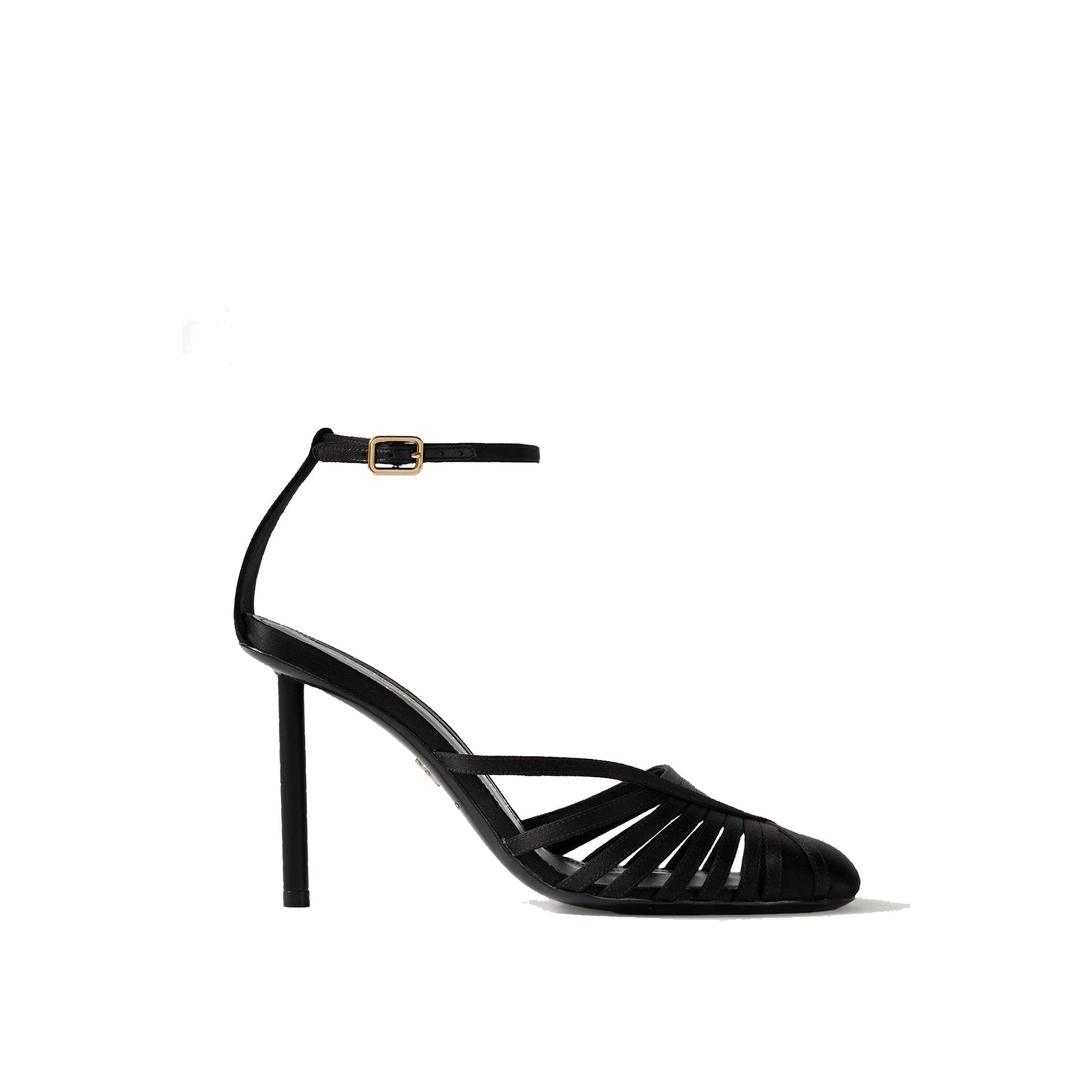 P112JD-TG 38 SUOLA GRAFF-Salvatore Ferragamo Ermelia 95 Satin Sandals