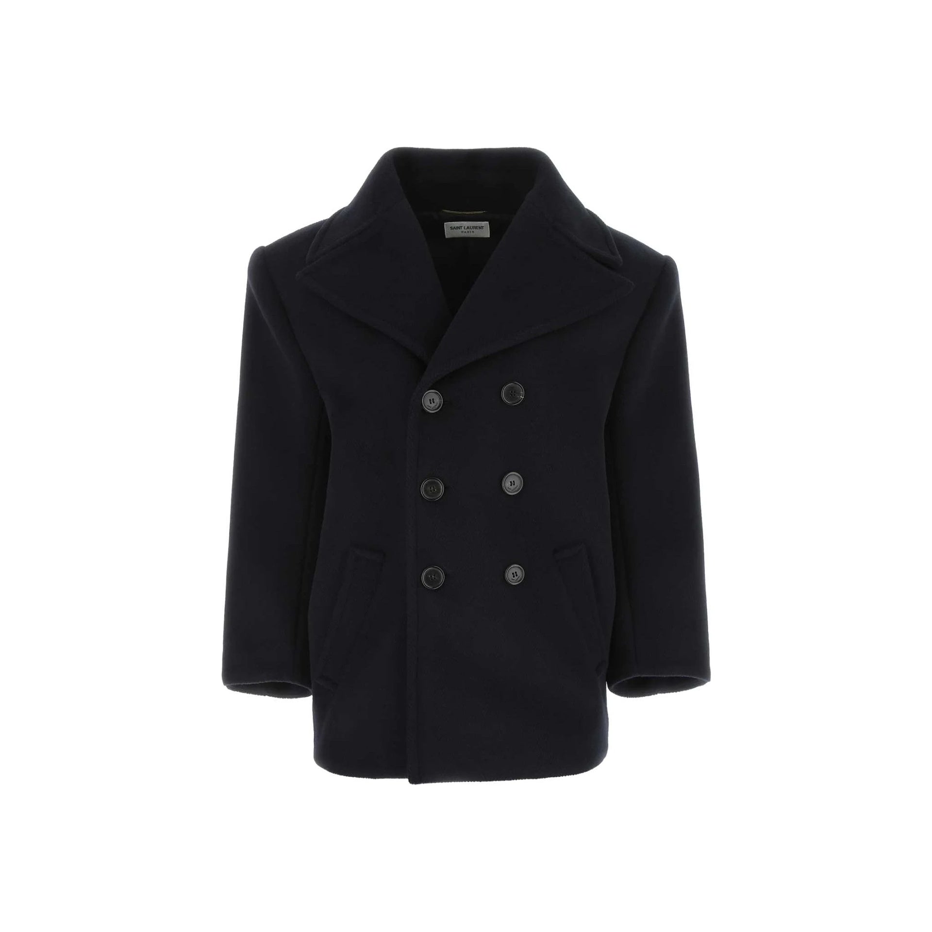 Saint Laurent Wool Oversize Coat