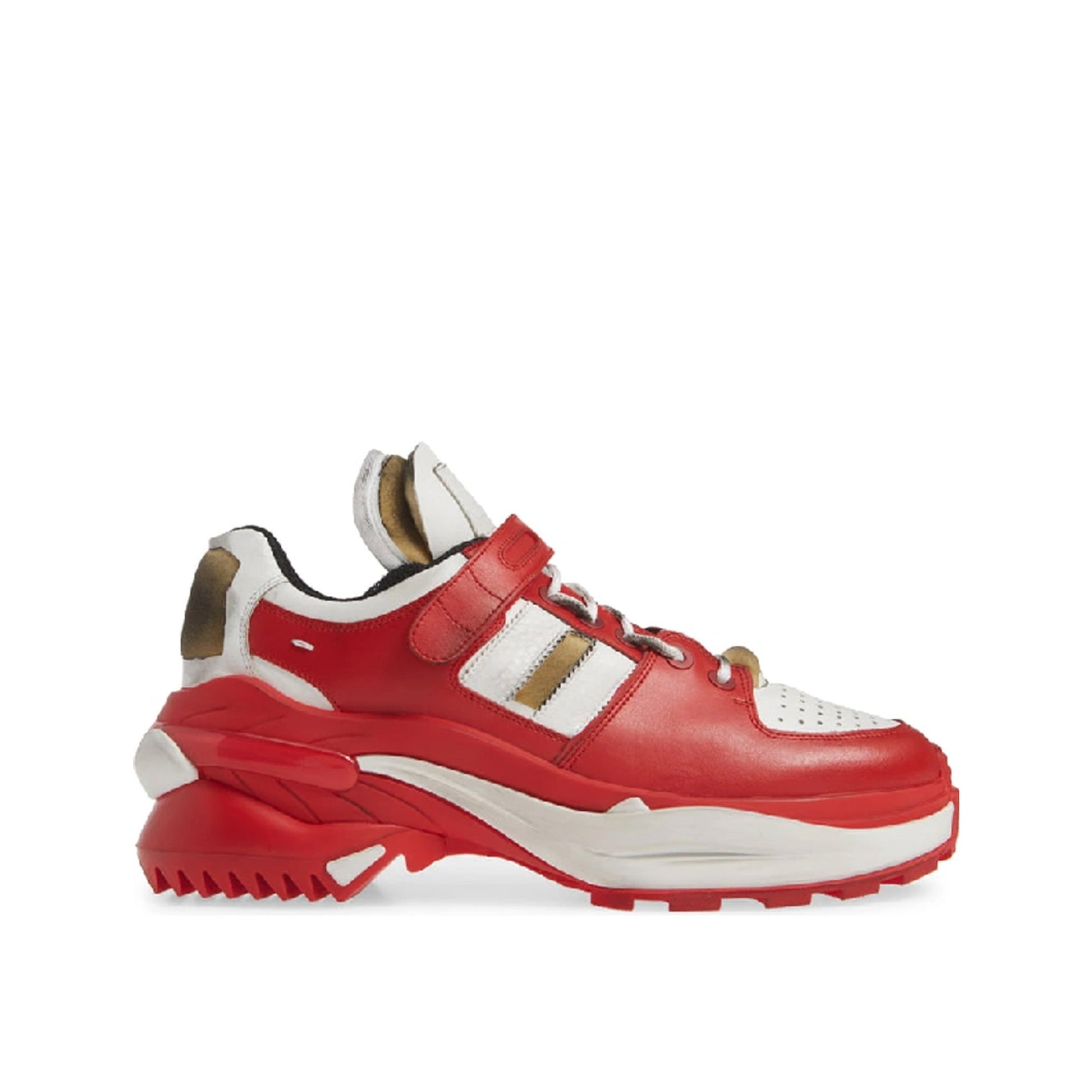 Maison Margiela Distressed Foam And Leather Sneakers - MEN SHOES - Maison Margiela - Jammy Dude