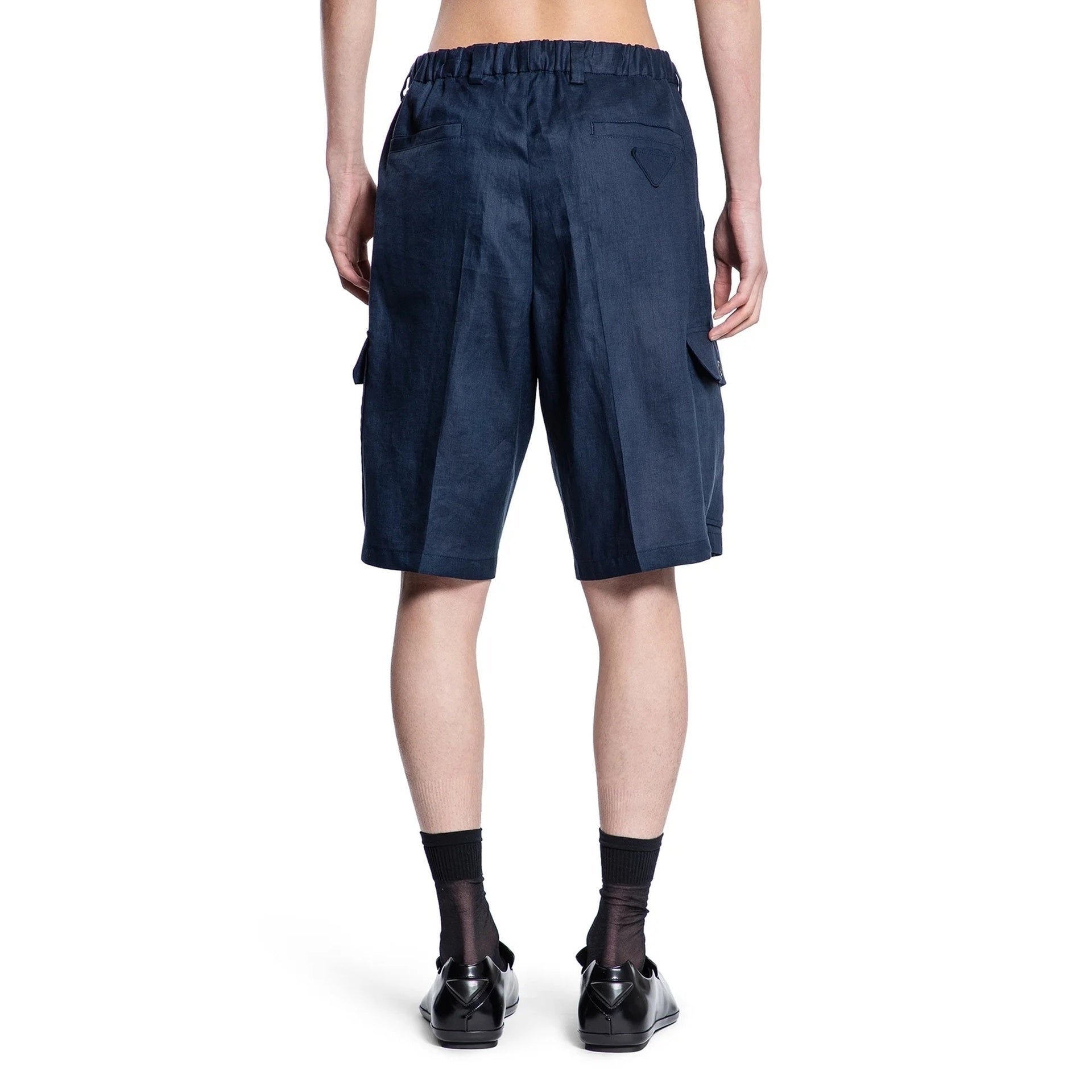 Prada Linen Bermuda