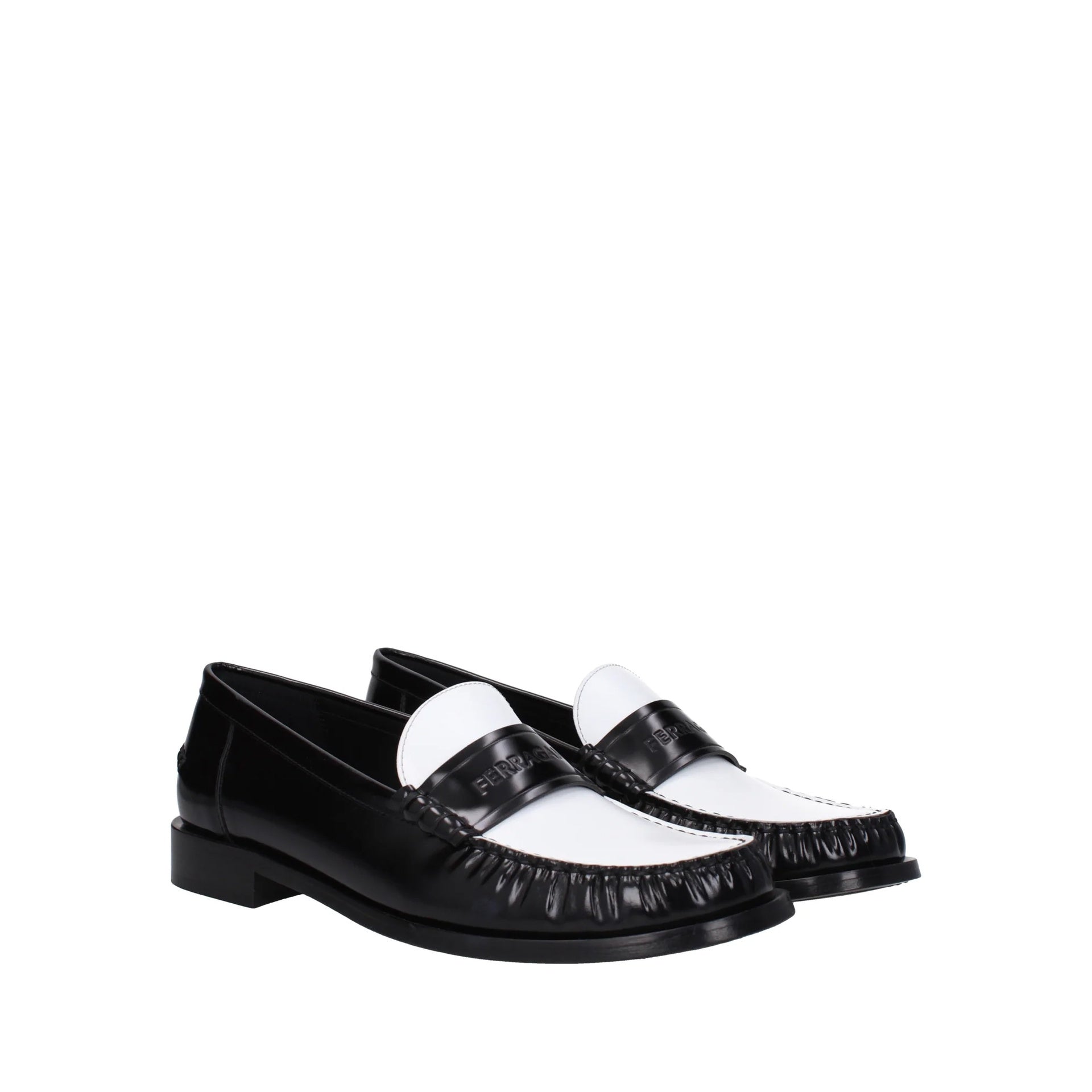 Salvatore Ferragamo Irina Leather Loafers - WOMEN SHOES - SALVATORE FERRAGAMO - Jammy Dude