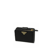 Prada Nylon and Leather French Wallet