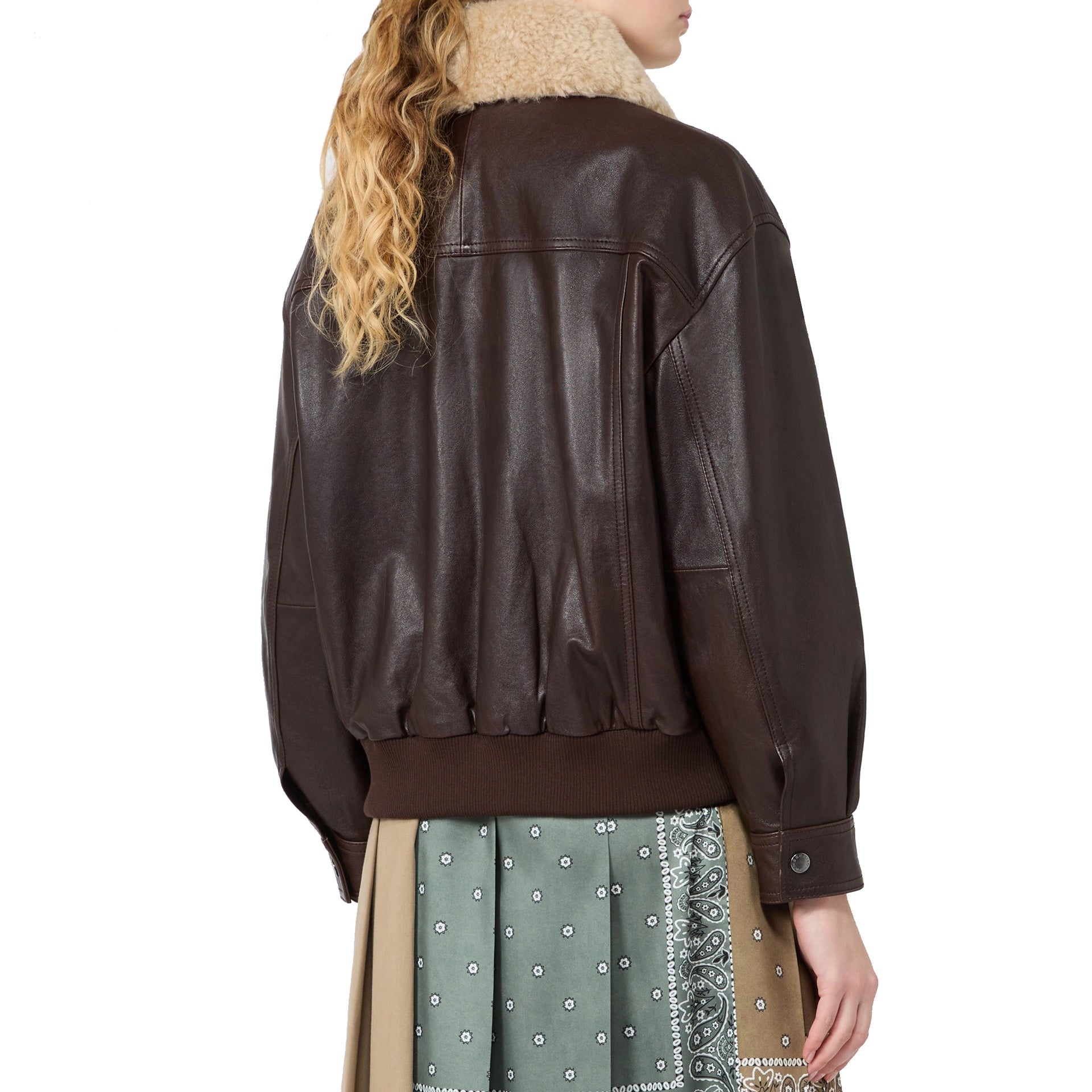 Max Mara Weekend Calata Leather Jacket - WOMEN CLOTHING - Max Mara Weekend - Jammy Dude