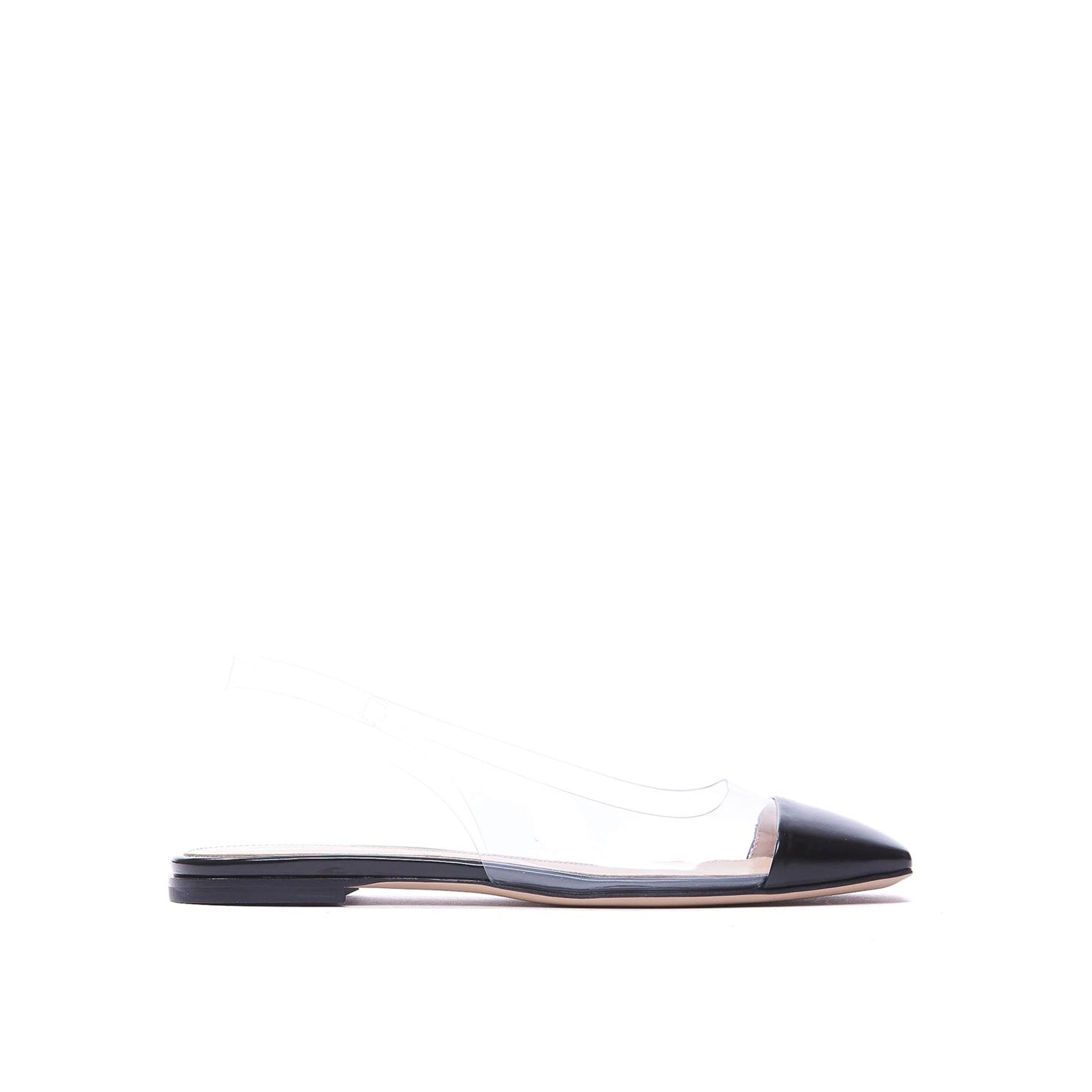 Gianvito Rossi Plexi Slingback Flats - WOMEN SHOES - Gianvito Rossi - Jammy Dude