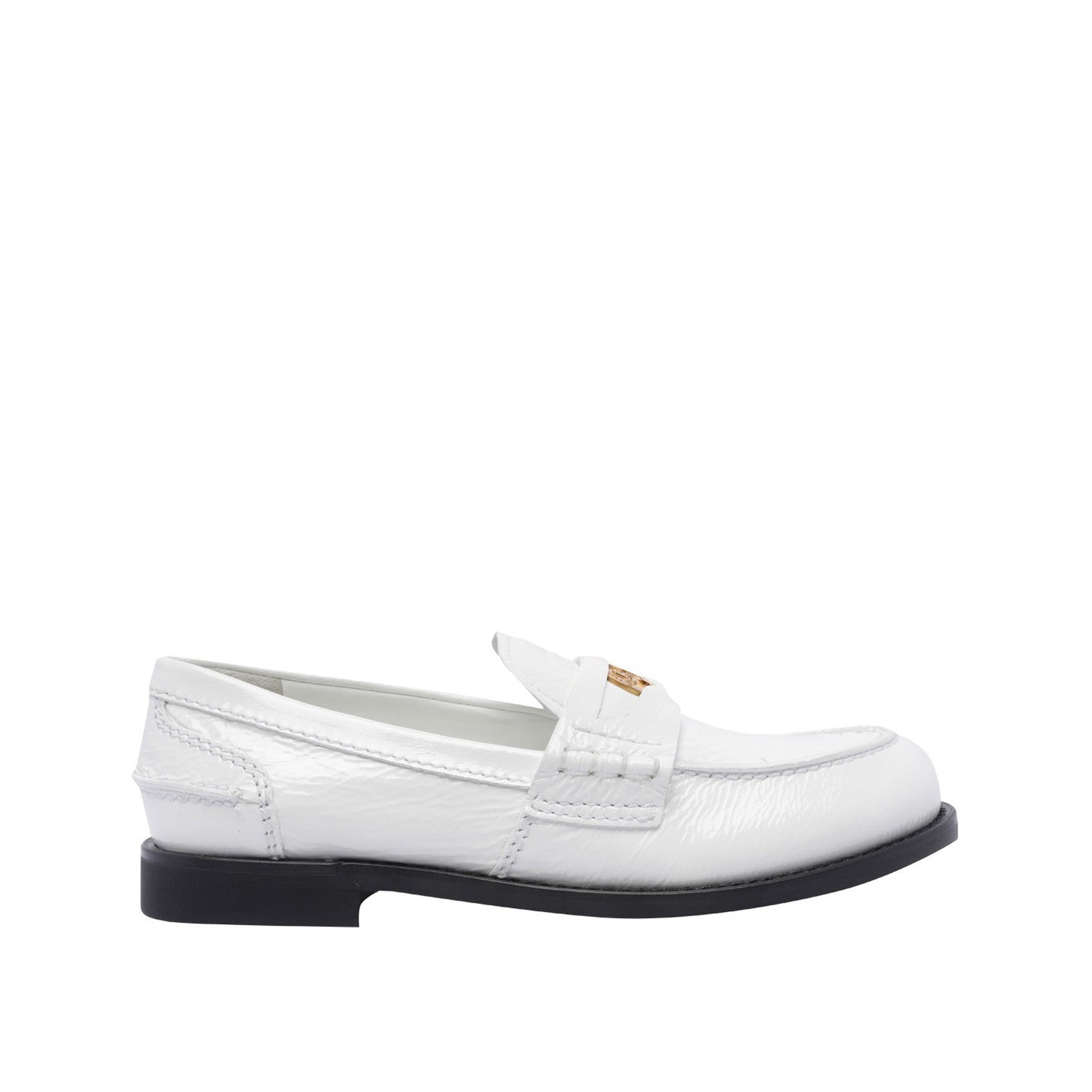 Miu Miu Logo Penny Loafers
