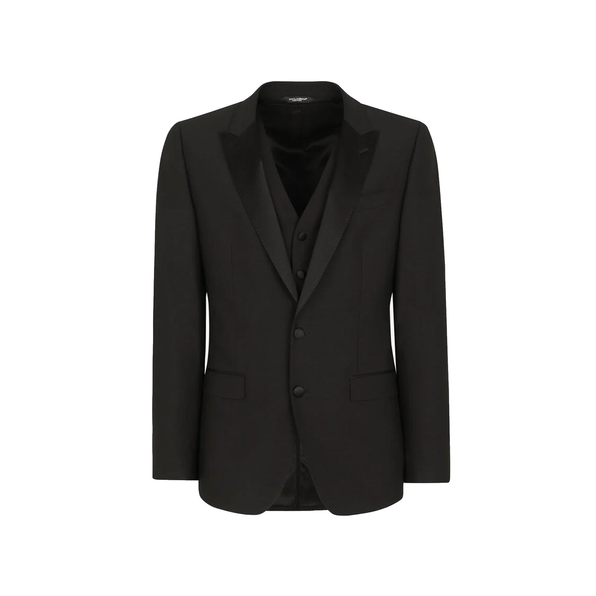 DOLCE & GABBANA 3-piece wool suit - MEN CLOTHING - Dolce & Gabbana - Jammy Dude