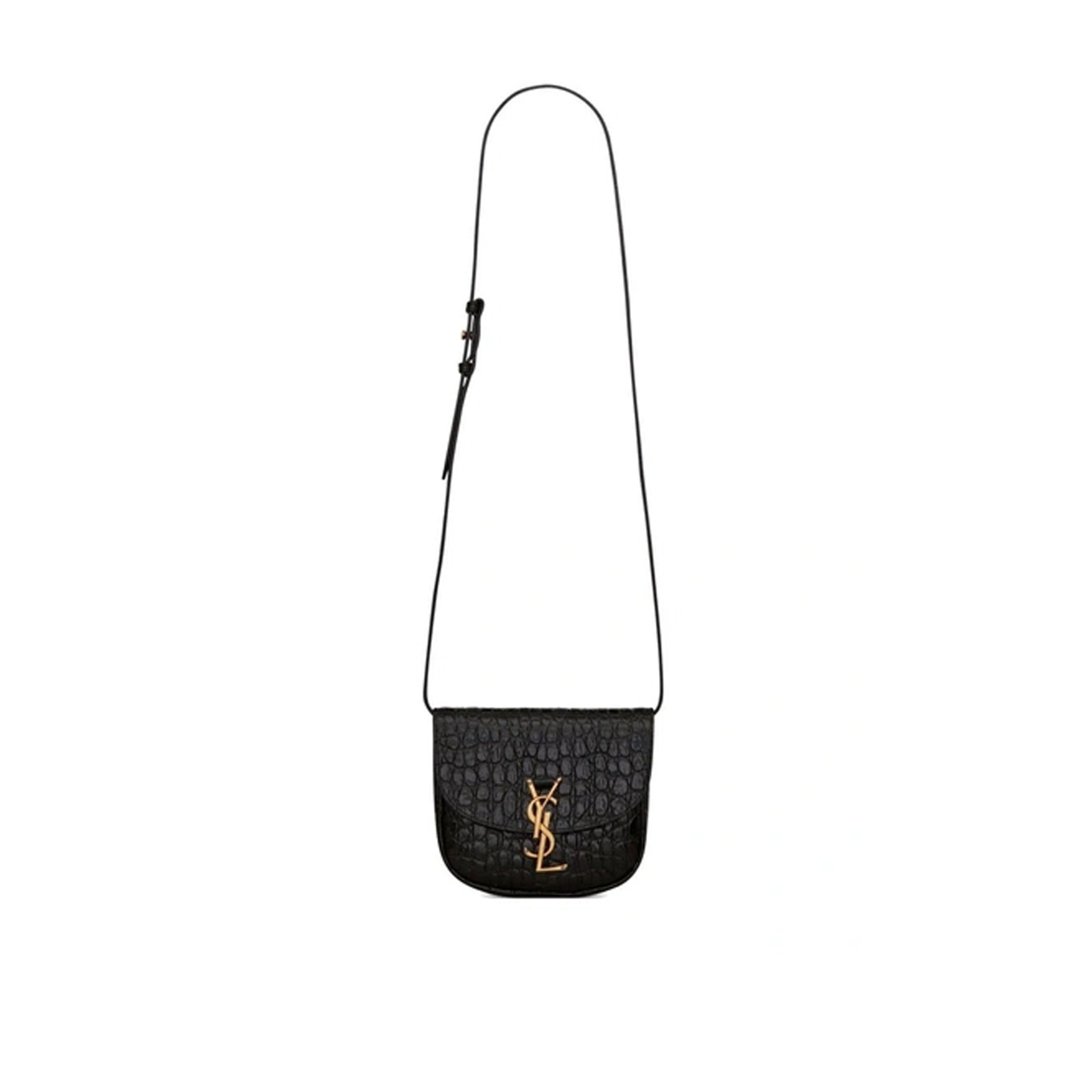 Saint Laurent Kaia Croco Shoulder Bag - WOMEN BAGS - SAINT LAURENT - Jammy Dude